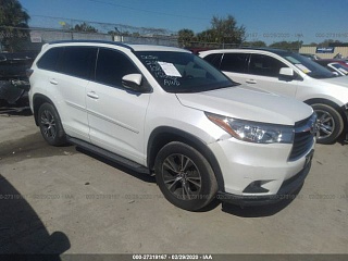 TOYOTA HIGHLANDER XLE V6 2016